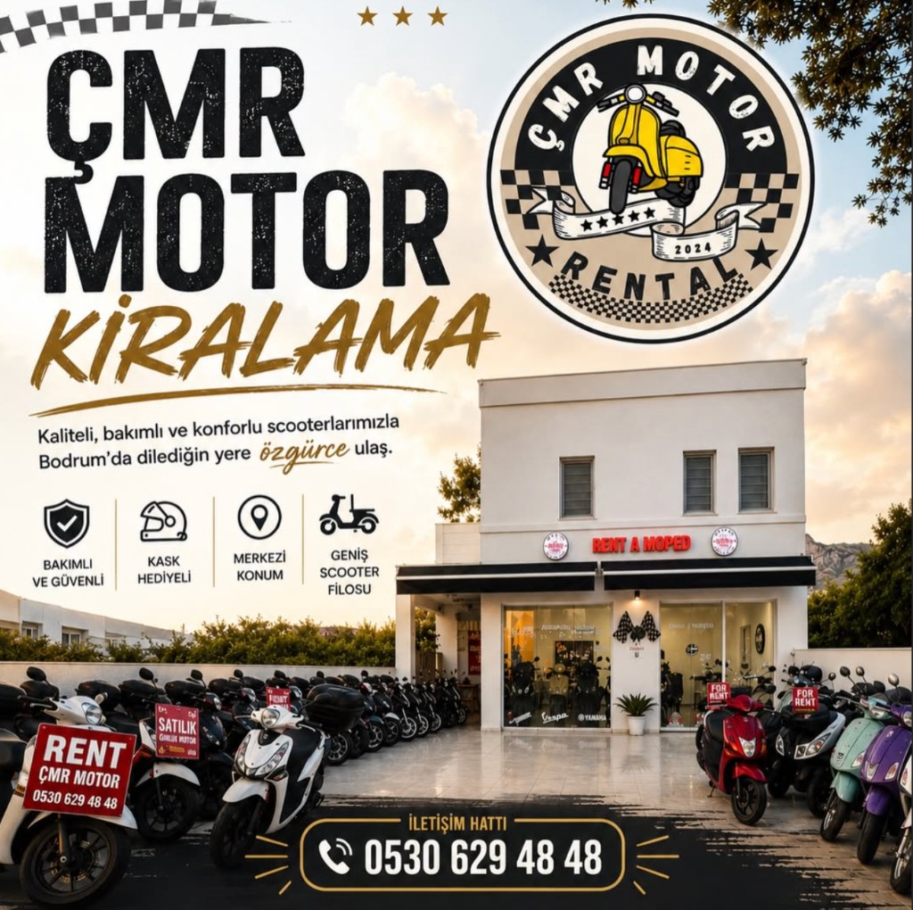 ÇMR Motor Kiralama - Bodrum scooter kiralama